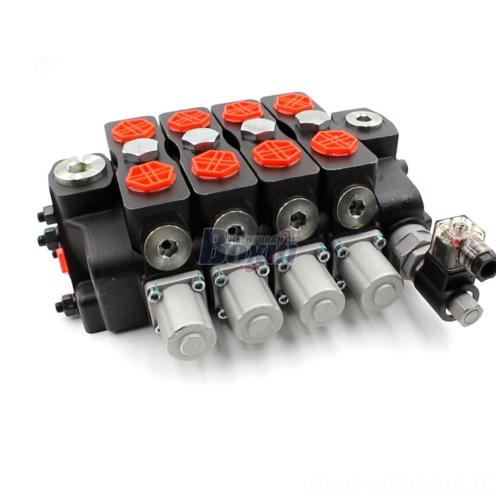SD8-Electric unloading valve Manual 4 Spool Sectional Directional Valve | Custom Manufacturing cover photo